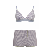 Bra and Bloomer Set - Grape